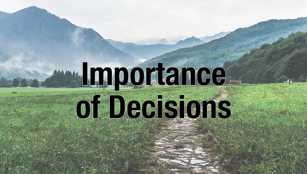 The Importance of Decisions